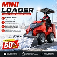 Mini-chargeuse compacte Euro 5 CE EPA de fabrication chinoise, chargeuse sur pneus compacte à vendre, livraison rapide