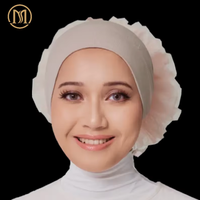 Shengmo Casquette intérieure en maille de haute qualité Hijab uni modal Foulard musulman Châle Usine Vente en gros Conception personnalisée Taille logo
