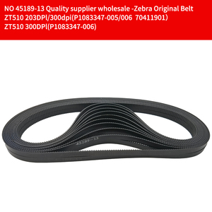 Numéro de pièce 45183-13 pour <span class=keywords><strong>ZT510</strong></span> 203dpi/300dpi P1083347-005/006 70411901 <span class=keywords><strong>ZT510</strong></span> 300DPl courroie d'imprimante Zebra courroie d'entraînement principale - Product Image 2