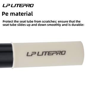 LP LitePro Durable plegable bicicleta asiento post cubierta PE medio tubo cubierta 33,9mm asiento poste manga bicicleta accesorios - Product Image 2
