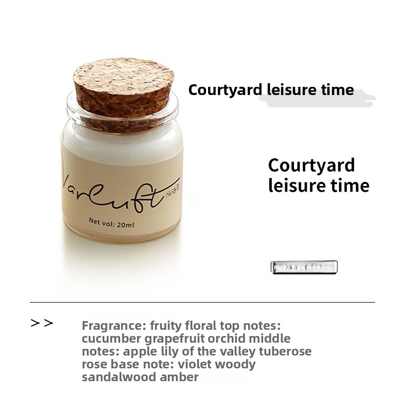 Prueba la fragancia (tiempo de ocio en el patio)