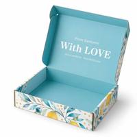 Cajas de Regalo Personalizadas para Ropa de Bebé, Niño, Recién Nacido, Traje de una Pieza, para Fiesta de Cumpleaños, Baby Shower, Color Rosa y Azul