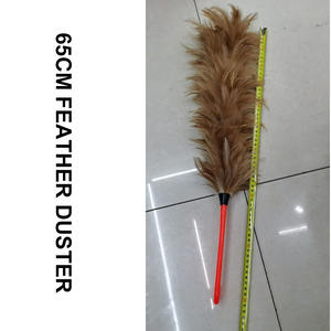 <span class=keywords><strong>Plumeau</strong></span> de plumes de poulet délavé, poignée en plastique, 65cm, importé du japon, HQ9717 - Product Image 1