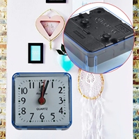Jam Alarm Digital samping tempat tidur jam Alarm kecil kuarsa dioperasikan baterai persegi siswa kamar tidur bangun dengan suara berbunyi