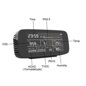 Detector de Calidad del Aire DM197 con Función de Alarma de CO2, Temperatura y Humedad - Product Image 5