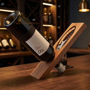 Set Apribottiglie Vino 4-in-1 Seasons Sustainable, Eco-Friendly in Acciaio Inossidabile e Silicone con Logo Laser, Accessori Bar Modello - Product Image 3