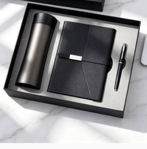 2026 A5 Journal Pu Leather Note <b>Book</b> Thermos Cup Corporate Wholesale Promotional Luxury Notebook and Pen Gift Set - Product Image 4