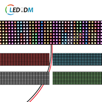 Hoja de luz Led mágica de 5V y 12V, tamaño Rgb, 80x80mm, 160x160mm, 80x320mm, patrón de pantalla Flexible, programación, hoja de píxeles Led RGB