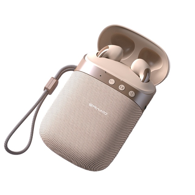 The Latest Outdoor Multi-function 2 in 1 Travel Wireless Earphones Accessories TWS Earbuds Bluetooth Speaker Earphones