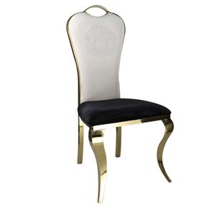 <span class=keywords><strong>Chaise</strong></span> de mariage <span class=keywords><strong>louis</strong></span> en acier inoxydable, mobilier d'hôtel OEM ODM de luxe pour événement - Product Image 5