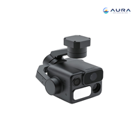 Caméra de drone AURA AP-G4-MINI 185g Micro EO IR avec stabilisateur, imagerie thermique 640x512, zoom 100X, caméra UAV avec portée laser de 1500m