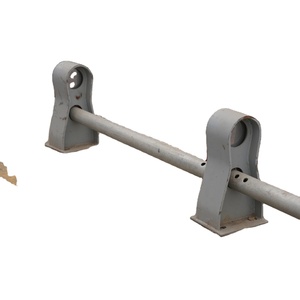 Barrières de sécurité en acier en forme de U, remplissables d'eau, pour la protection des voies de circulation et des parkings, avec rail central haute visibilité, indice de protection IP33 - Product Image 1