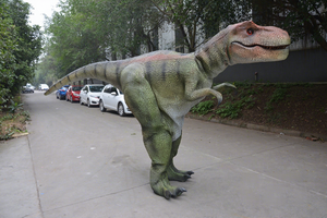 Modèle de dinosaure de simulation réaliste pour adulte Costume de dinosaure de marche électrique T-REX Modèle électronique animatronique Pixar <span class=keywords><strong>Dinoco</strong></span> - Product Image 4