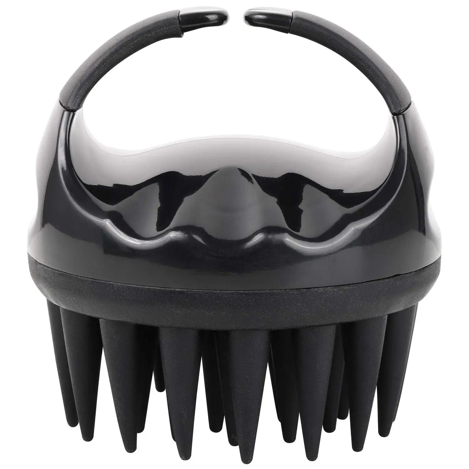Silicone Head Scrubber Dandruff BrushSilicone Bristle Hair Scalp Massager Shampoo Brush