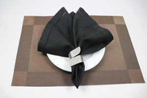 Mantelería Artesanal Textil, Servilleta Cuadrada 100% Lino Hecha a Mano con Dobladillo de Una Sola Costura, Tamaño y Color Personalizados - Product Image 6