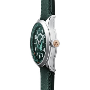 Reloj GMT Automático de Lujo para Hombre de 39 mm, Logotipo Personalizado, Acero Inoxidable 316L, con Correa de Cuero, Movimiento SELLITA SW330-1, con Indicador de Día - Product Image 5
