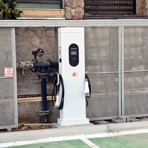 7kW * 2/11kW * 2/22kW * 2 Dual Gun per auto caricabatteria veloce AC EV stazione di ricarica a pavimento 14kw 22kW 44kW - Product Image 1