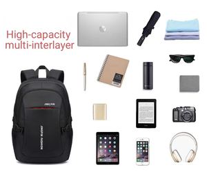 Мужской непромокаемый нейлоновый рюкзак с застежкой-молнией - Product Image 4