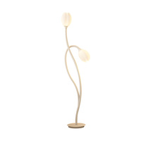 Lampe sur pied de style crème en gros, lampe de table de chevet créative en forme de tulipe pour salon, chambre à coucher, lampe sur pied d'ambiance verticale