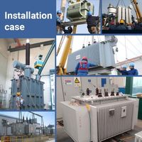 Transformateur de distribution immergé dans l'huile certifié ISO 1000 kVA 10 kV 33 kV triphasé élévateur 50 Hz 60 Hz pour centrale solaire