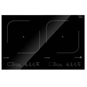 Cocina de Inducción de doble placa de vidrio negro, portátil, EMC, CE - Product Image 4