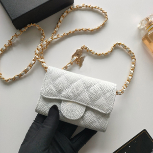 Portefeuille court et sac <span class=keywords><strong>bandoulière</strong></span> de luxe en cuir véritable de marque de créateur, avec protection RFID et fermeture à bouton, unisexe - Product Image 3