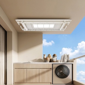 Balcony Home Smart Foldable Telescopic Invisible Embedded Multi functional Electric <b>Drying</b> <b>Rack</b> - Product Image 2