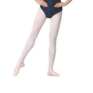 Classical Pantyhose White Ballet Child Convertible Tights