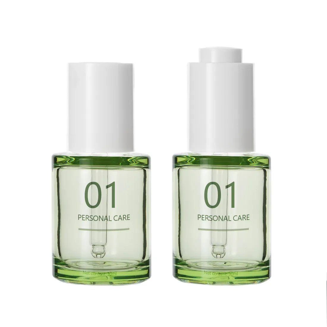 Chất lượng cao bán buôn tùy chỉnh giá rẻ dày vách PET PETG thủy tinh 30 ml 50ml Chai nhỏ giọt bao bì mỹ phẩm cho chăm sóc da