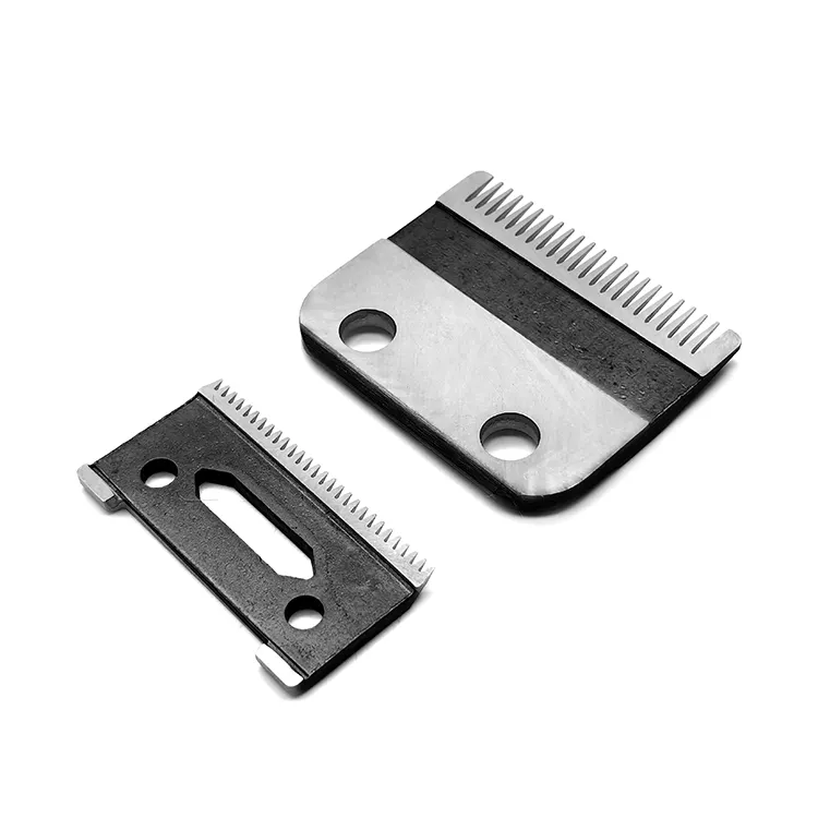DLC Fade Blade Hair Trimmer Machine Hair Clipper Blade Reemplazo de grafeno Hoja cortadora de cabello negra fija