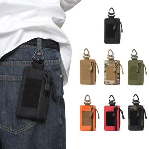 Multifunction Wallet Mini Portable Zipper <b>Pouch</b> Coin Purse Belt Bag Waist Bag for <b>Men</b> Outdoor Camping Hiking - Product Image 1