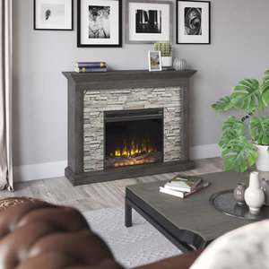 Chimenea Eléctrica Moderna Independiente, Ecológica y <span class=keywords><strong>de</strong></span> Bajo Consumo para Uso Doméstico y Hotelero, Mueble para Sala <span class=keywords><strong>de</strong></span> Estar Yuepeng Meimu - Product Image 1