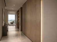 Système d'éclairage linéaire pour couloir d'hôtel et décoration murale résidentielle, éclairage dissimulé à bordure discrète, design en aluminium YB3021-42