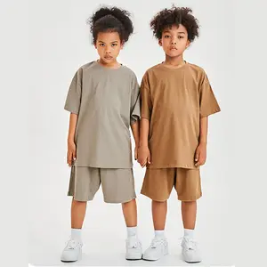 boys clothing set cotton kids sport wear summer casual shorts sets boys girls outfits two piece clothing set
