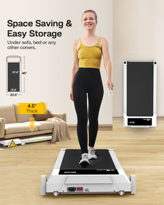 Cinta de correr plegable para uso en gimnasio en casa SHULI, potencia del Motor 2,5, peso máximo del usuario, pantalla LED de 120kg, almohadilla para caminar con Control remoto - Product Image 6