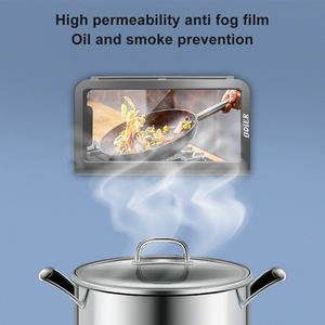 Support Téléphone Étanche pour <span class=keywords><strong>Douche</strong></span> Salle de Bain Cuisine, Rotatif à 360°, Support Mobile Résistant à l'Eau - Product Image 4