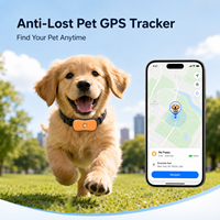 Localizador GPS para Mascotas en Tiempo Real, Resistente al Agua IP67, Diseño Portátil, Compatible con PC, Advertencia de Límite de Geocerca, Batería de Larga Duración