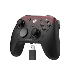 คอนโทรลเลอร์เกมไร้สายแบบ Ergonomic พร้อมจอยสติ๊ก Hall Effect 2.4GHz สำหรับไฟ RGB ป้องกันการดริฟท์ ได้รับมาตรฐาน CE FCC RoHS - Product Image 3