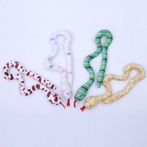 Serpiente serpiente gato roído juguete de peluche para mascotas contiene hierba gatera para regular el estado de ánimo feliz y emocionado del gato - Product Image 2