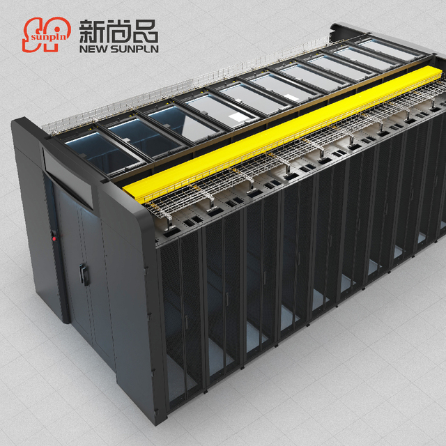 Cold Aisle Containment Telecommunication Station Data Micro Data Center Rack System Data Center Modular Container 40ft