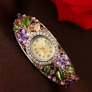 Bracelet-montre, modèle explosif sur WeChat, approvisionnement direct, style chinois, ambiance champêtre, bracelet pour femmes serti de diamants - Product Image 2