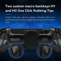 Joystick Inalámbrico Extensible D11 BT para Juegos en PC, Android e iOS, Control de Juego con Refrigeración