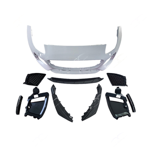Parachoques Delantero de Fibra de Carbono Semi-Modificado de Fábrica Original, Labio Delantero, Alerón Delantero para <span class=keywords><strong>Jaguar</strong></span> F-Type 2013-2020, Kit de Carrocería - Product Image 1