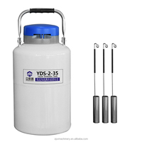 Conteneur d'azote liquide modèle YDS-2-35 de 2 L avec composant de réservoir sous pression