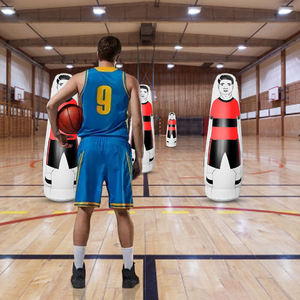 Maniquí <span class=keywords><strong>de</strong></span> Entrenamiento Inflable, Maniquí <span class=keywords><strong>de</strong></span> Fútbol Inflable para Exteriores, Portero Ligero y Portátil, Herramienta <span class=keywords><strong>de</strong></span> Entrenamiento <span class=keywords><strong>de</strong></span> Defensa - Product Image 2