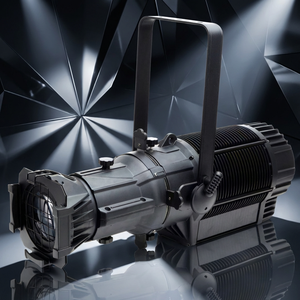 Projecteur LED professionnel 300W IP65 COB à CRI élevé avec zoom, <span class=keywords><strong>lumière</strong></span> Leko, contrôle DMX512, angle d'ouverture réglable pour - Product Image 1
