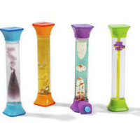 Minuteur liquide à bulles sensorielles à mouvement visuel, sablier à gravité, jouet scientifique pour enfants, vente chaude