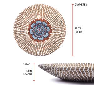 Wall Hanging Seagrass Wall Hanging Decor Storage Baskets Seagrass Basket Wall Decor Seagrass Wall Hanging Basket