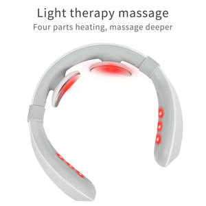 <span class=keywords><strong>Masseur</strong></span> de cou portable mini sans fil 3-en-1 avec chaleur, shiatsu, TENS et fonction musicale pour soulager la douleur - Product Image 2