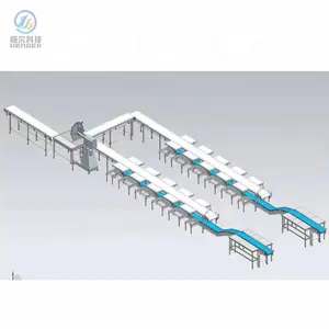 Nuevo transportador automático de acero inoxidable para cortar carne de pollo para plantas de procesamiento de cerdos y ovejas para equipos de sacrificio